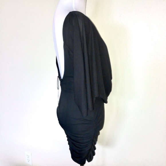 NWT BCBGMAXAZARIA McKenna One-Shoulder Drape Dress, S - Picture 4 of 8